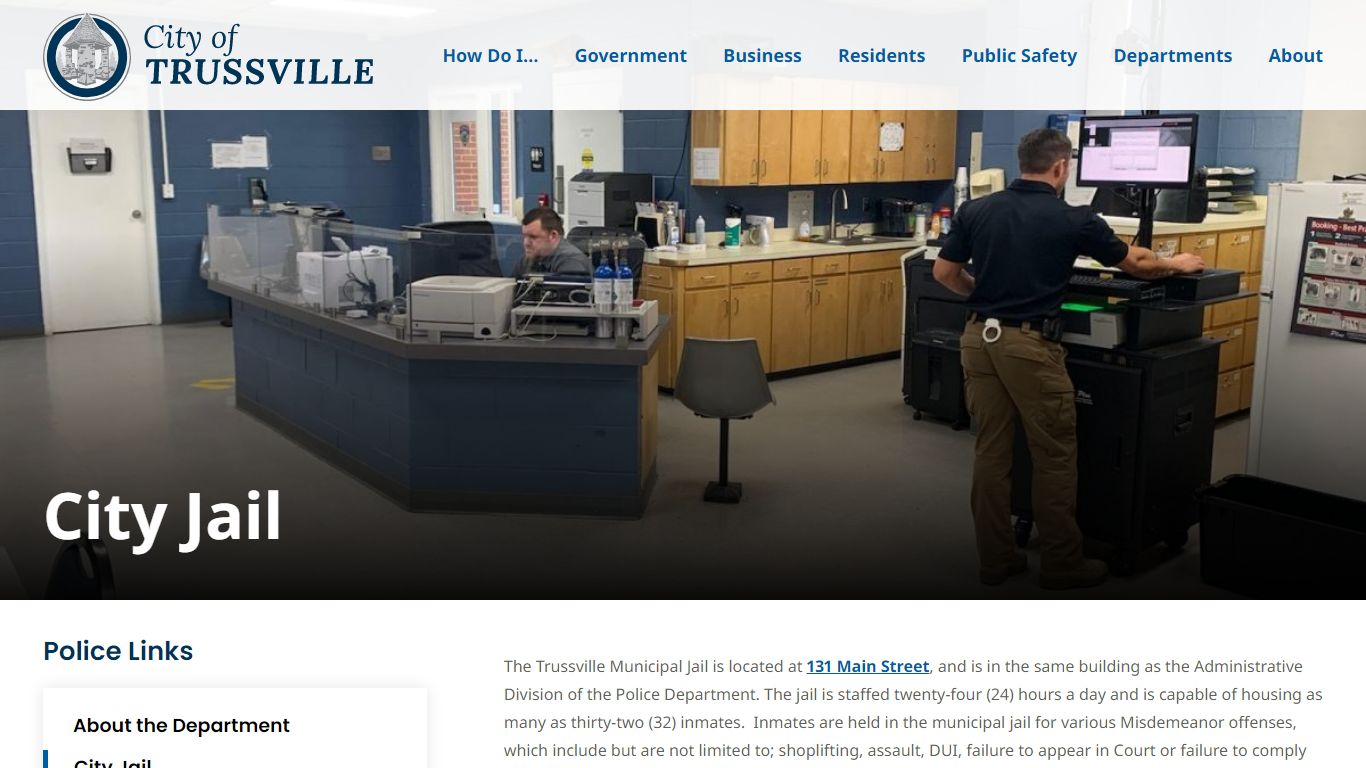 City Jail - City of Trussville